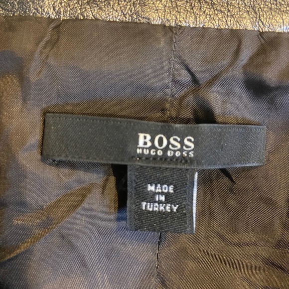 Vintage Boss Leather Jacket - Picture 6 of 6
